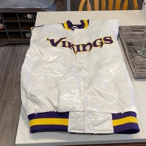 Minnesota Viking stitched starter jacket.